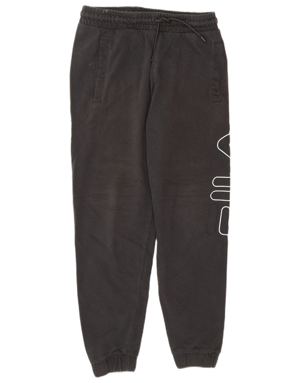 Damskie spodnie dresowe FILA Graphic Joggers UK 6 XS Czarne