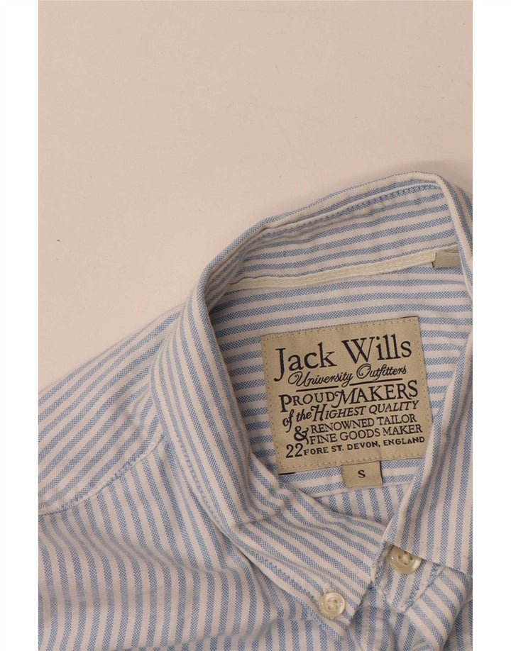Koszula męska Jack Wills, mała, niebieska, bawełniana w prążki