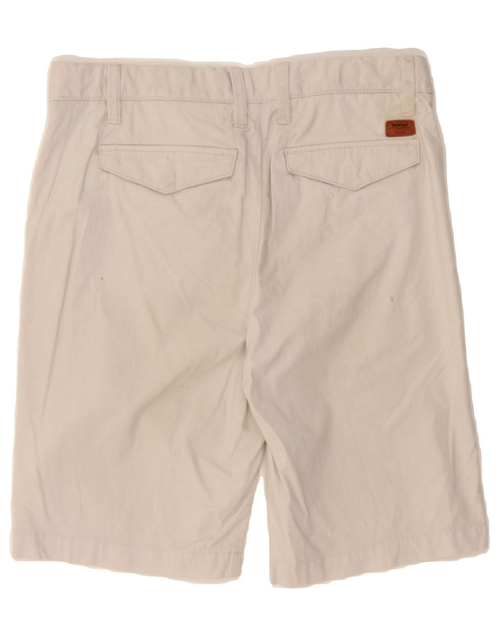 TIMBERLAND Mens Chino Shorts W30 Medium Grey Cotton Vintage Timberland and Second-Hand Timberland from Messina Hembry 