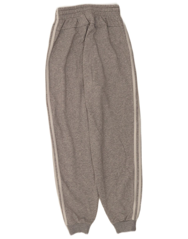 Damskie spodnie dresowe Adidas Joggers UK 4/6 XS Szara bawełna