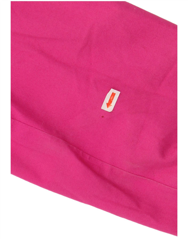 Damska kurtka przeciwdeszczowa z kapturem JOULES UK 18 XL, różowa, bawełniana