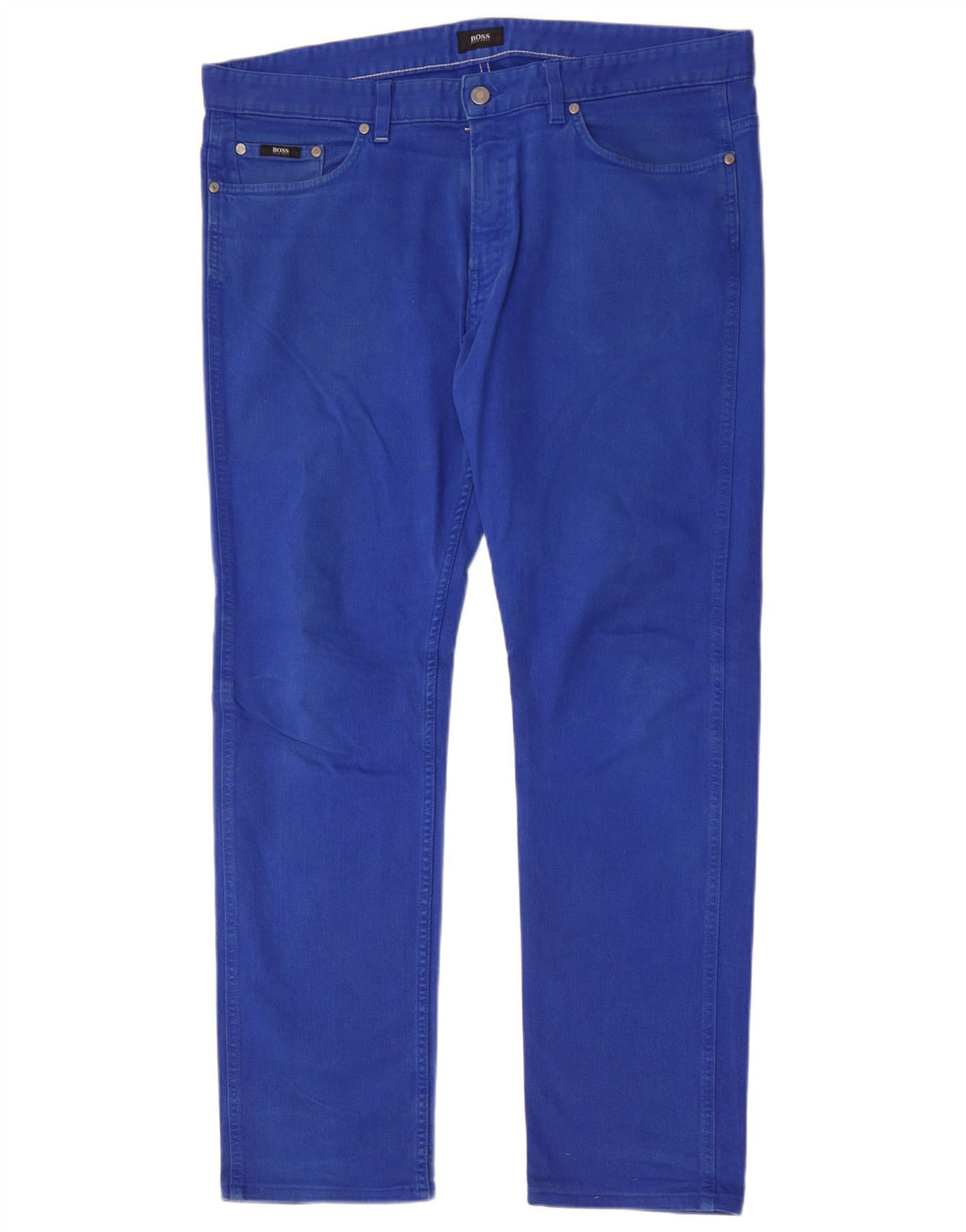 Męskie jeansy slim fit Hugo Boss W36 L32 Niebieskie bawełniane