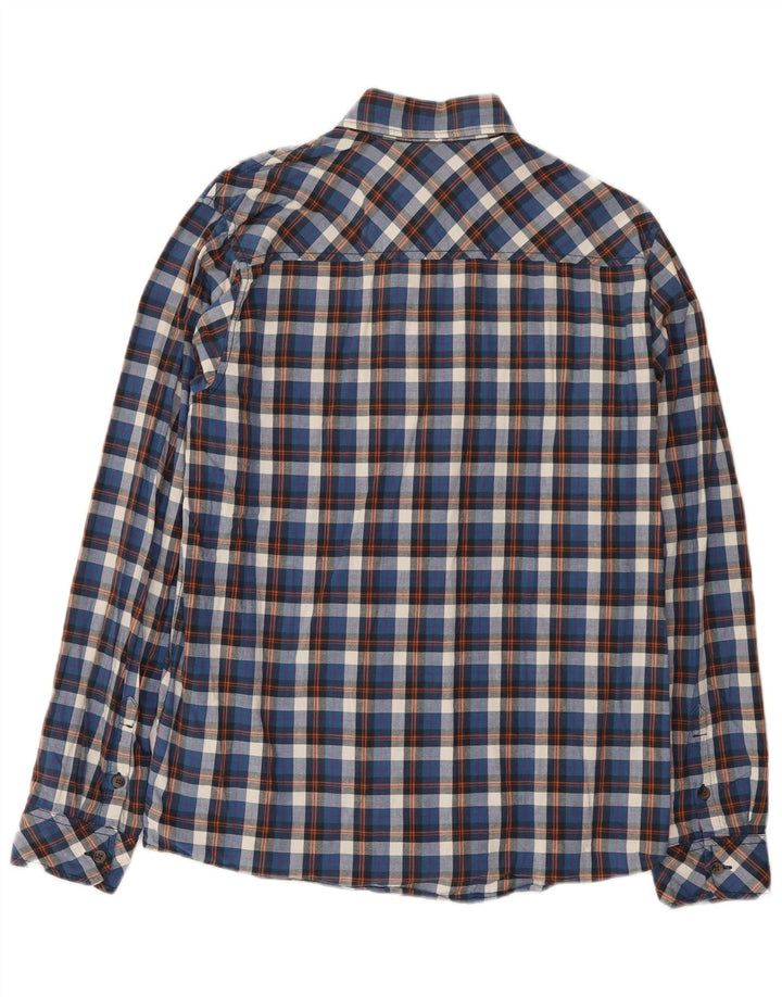 Koszula męska Carhartt, bawełniana, w średnią niebieską kratkę