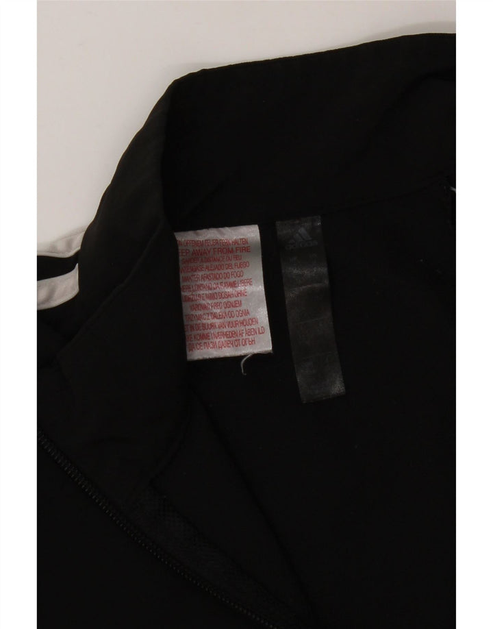 Chłopięca bluza dresowa ADIDAS 11-12 lat, czarna, poliester