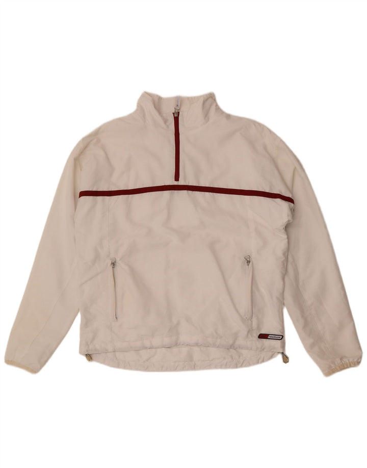 Reebok Męska bluza dresowa Top Jacket UK 40 Średni biały blok kolorów