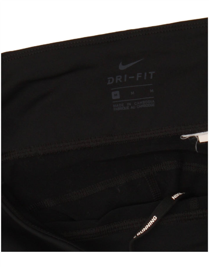 Damskie legginsy Nike Dri Fit UK 14, średnie czarne
