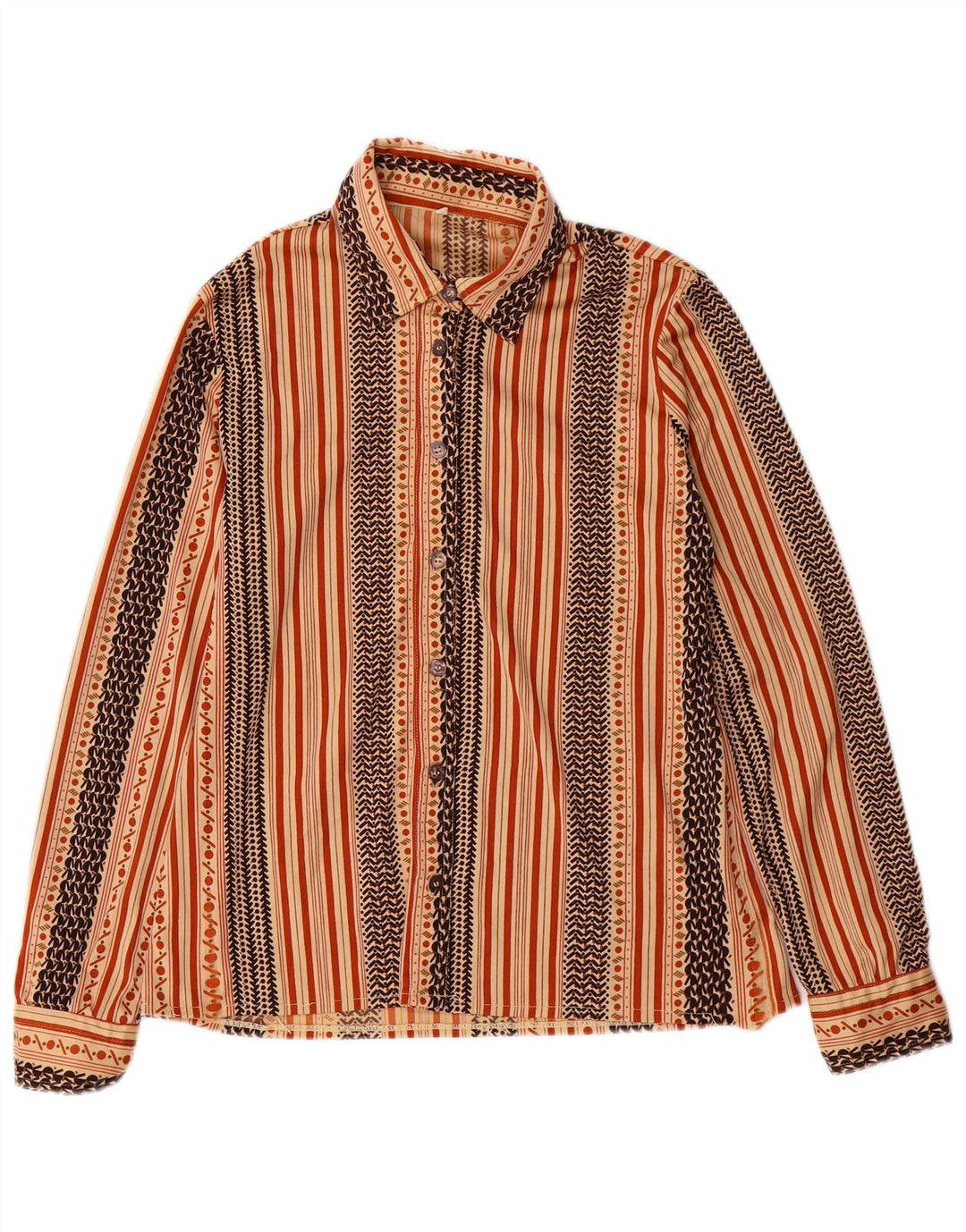 Koszula damska VINTAGE IT 50 XL w beżowe paski