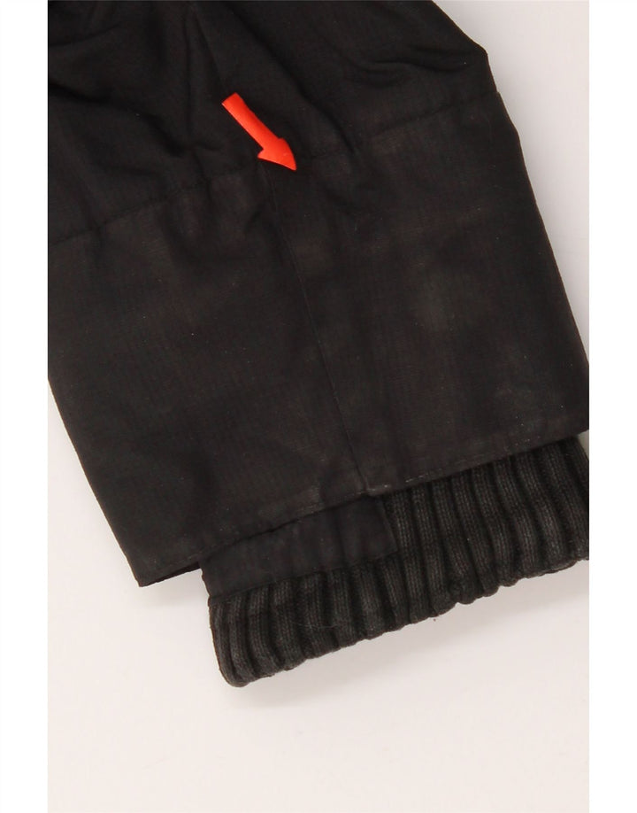 Męska wiatrówka z kapturem Superdry Graphic UK 38 Średni czarny nylon