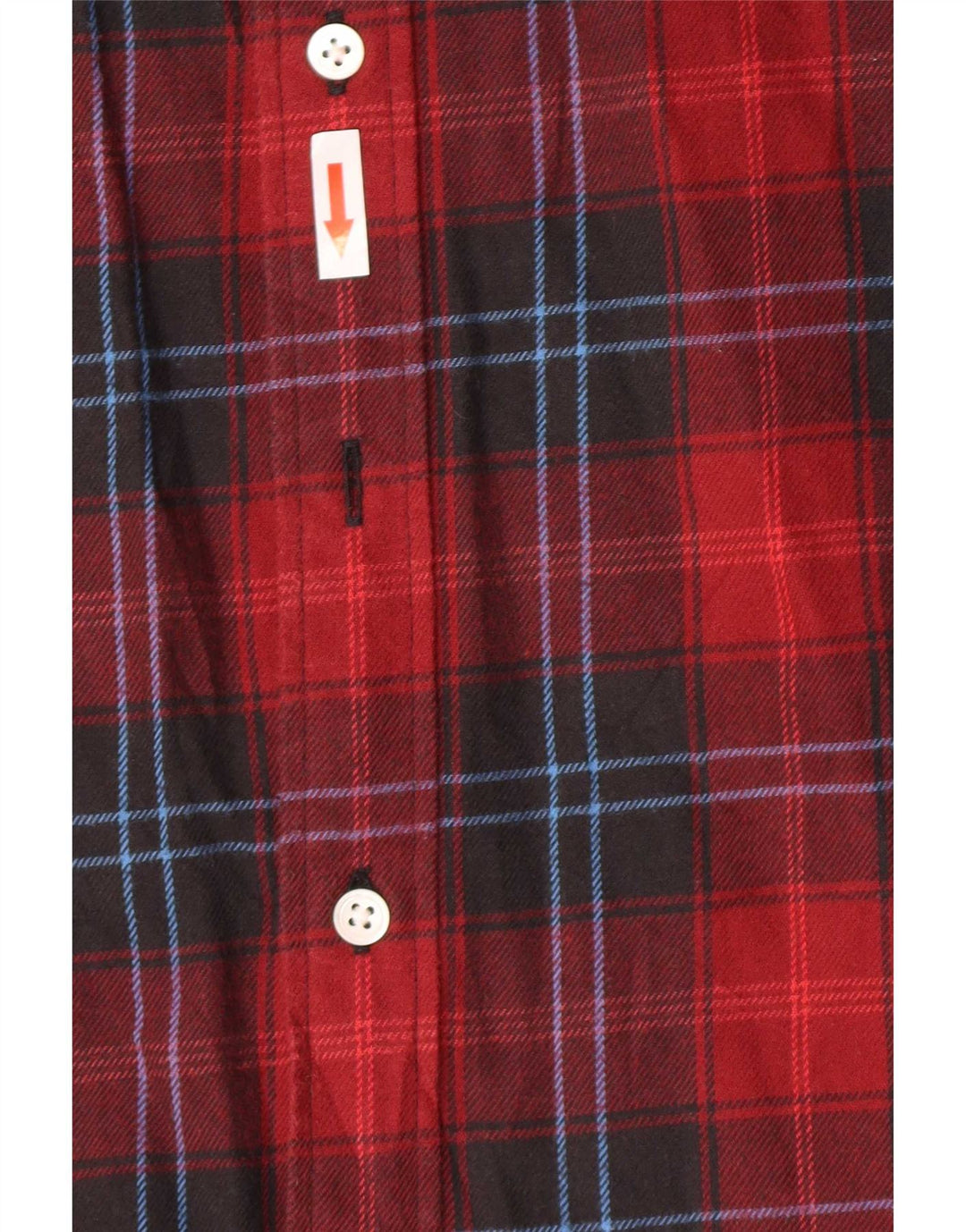 Męska koszula flanelowa Levi's, duża, bawełniana w czerwoną kratę