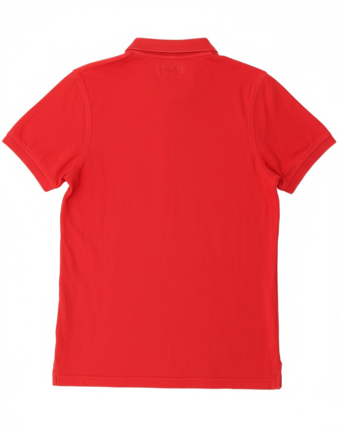 TOMMY HILFIGER Mens Slim Fit Polo Shirt Medium Red Cotton