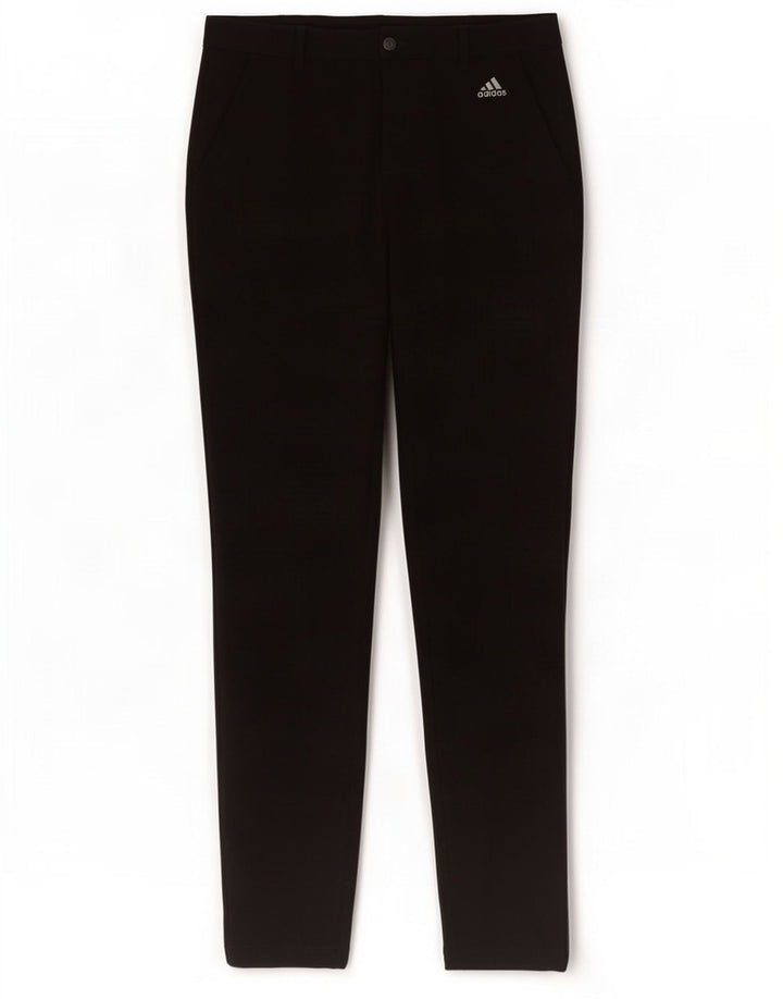 Adidas Męskie spodnie Chino Slim W32 L34 Czarny poliester