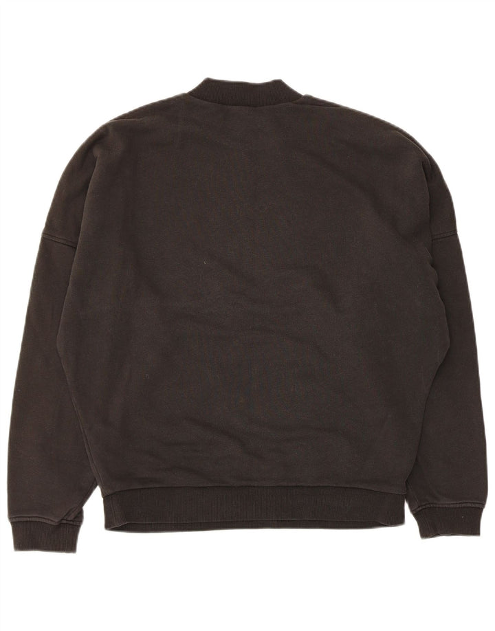 Damski sweter oversize Calvin Klein UK 10, mały, czarny, bawełniany