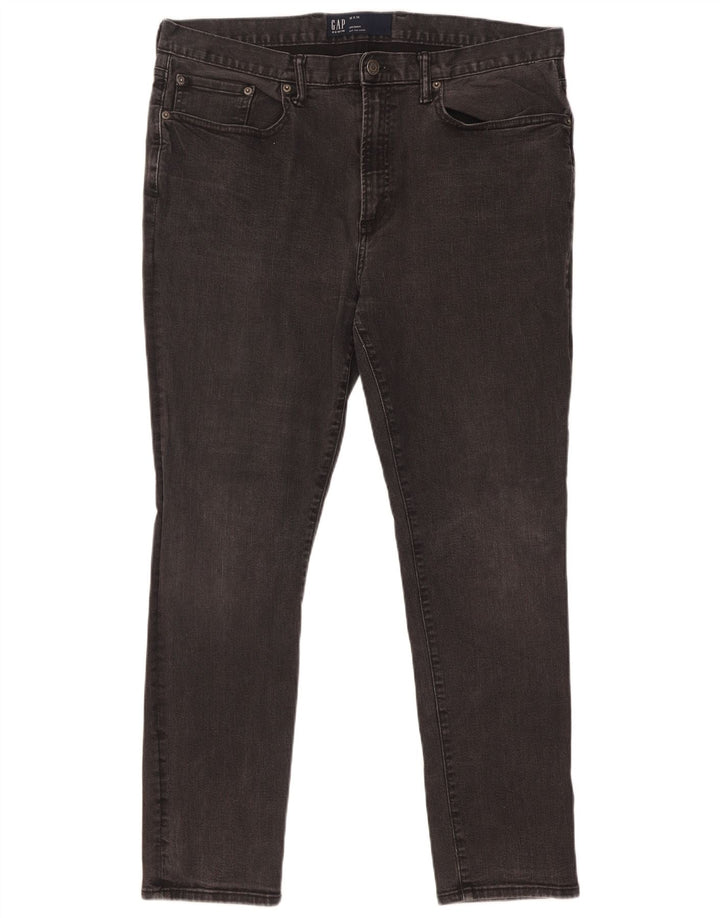 Męskie jeansy Gap Skinny W36 L30 Szara bawełna