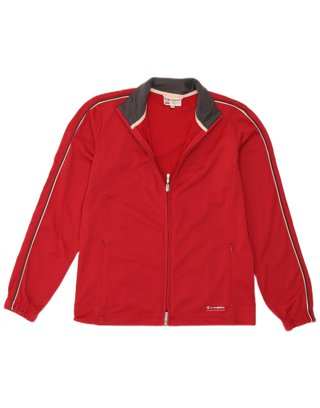 Kurtka damska Champion Easy Fit dresowa Top UK 10 Small Red Polyester
