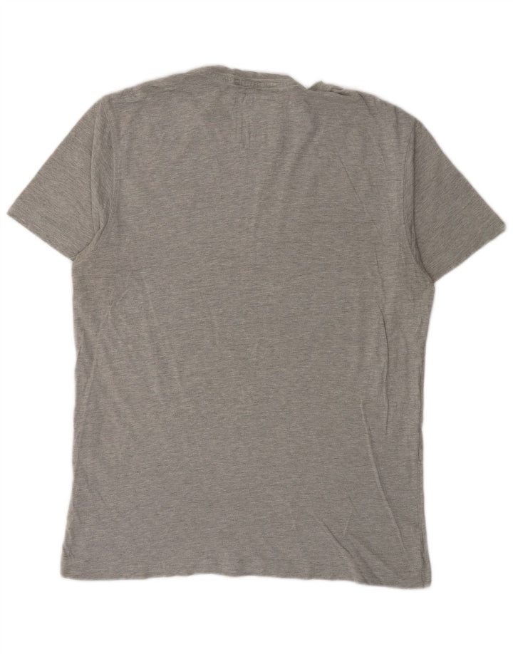 Crew Clothing Męski T-shirt Top, duży, szary, bawełniany