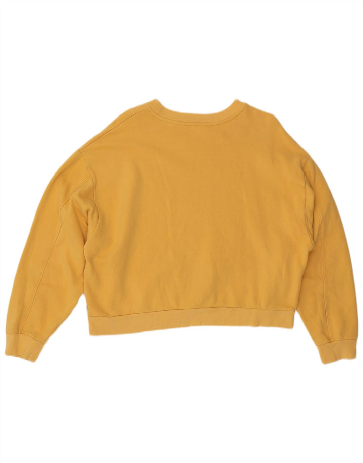 Damska bluza Levi's Oversize Crop Graphic Jumper UK 14 Średni żółty