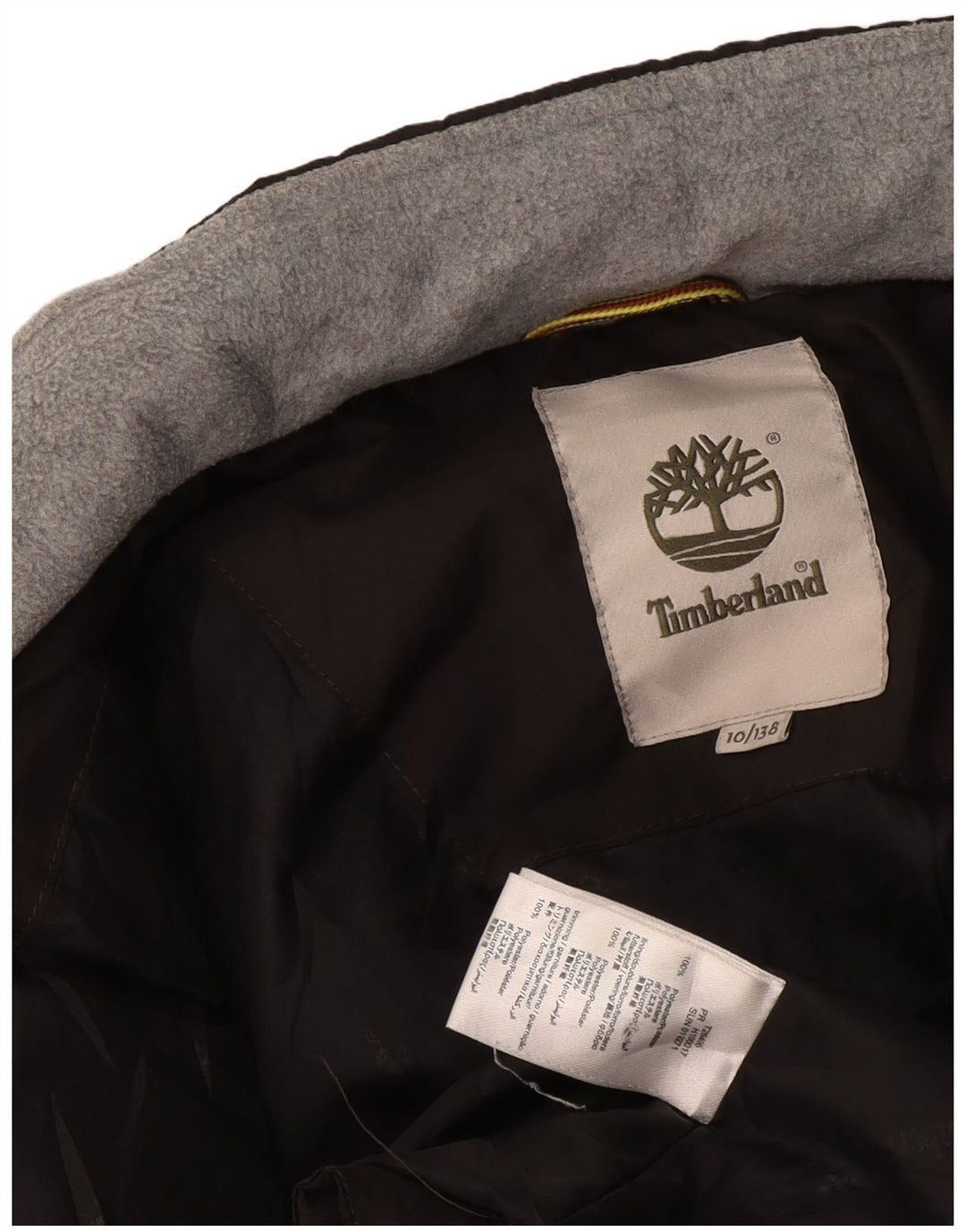 Chłopięca wyściełana kurtka Timberland 9-10 lat, czarny poliester