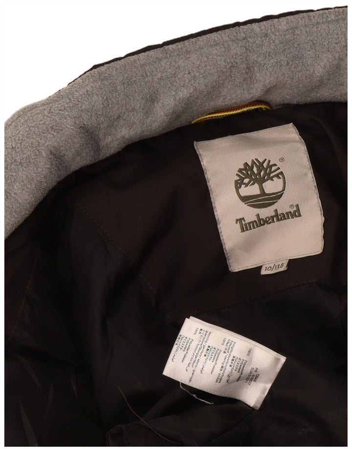 Chłopięca wyściełana kurtka Timberland 9-10 lat, czarny poliester