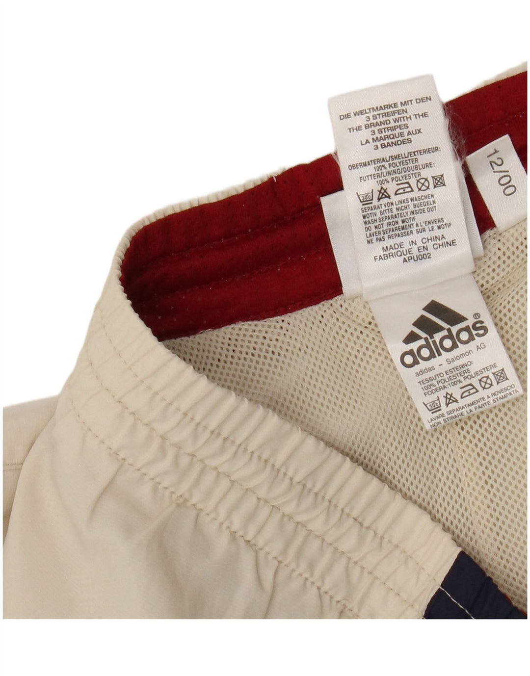 Męskie spodenki sportowe adidas Graphic XL w kolorze beżowym z poliestru