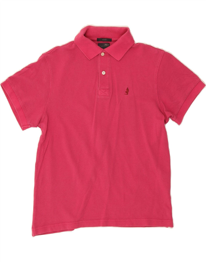 MARLBORO CLASSICS Mens Slim Fit Polo Shirt Small Pink Cotton Vintage Marlboro Classics and Second-Hand Marlboro Classics from Messina Hembry 