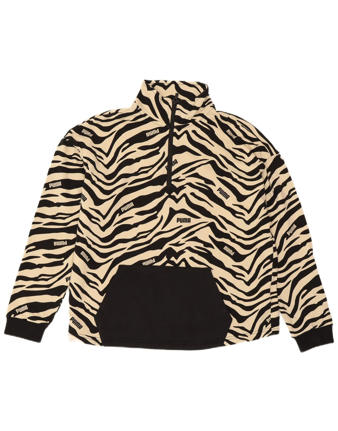 Damski sweter oversize PUMA UK 14 Medium Off White