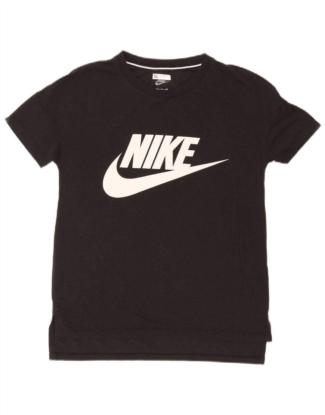 Męski T-shirt z grafiką Nike, mały, czarny, modal