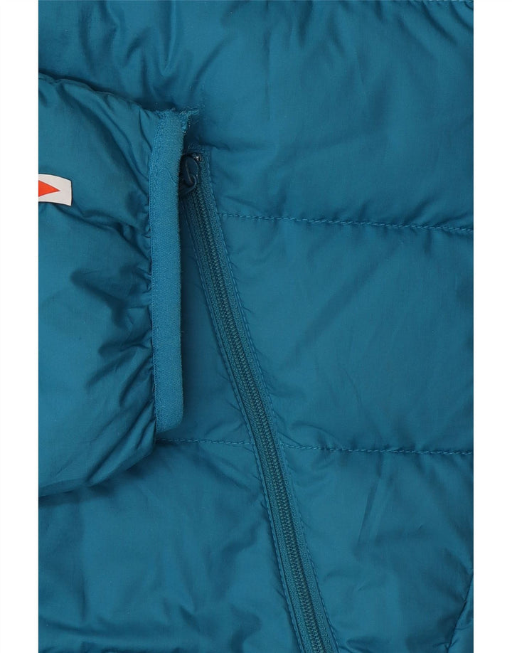 Męska ocieplana kurtka z kapturem Jack Wolfskin UK 40/42, duży niebieski poliester