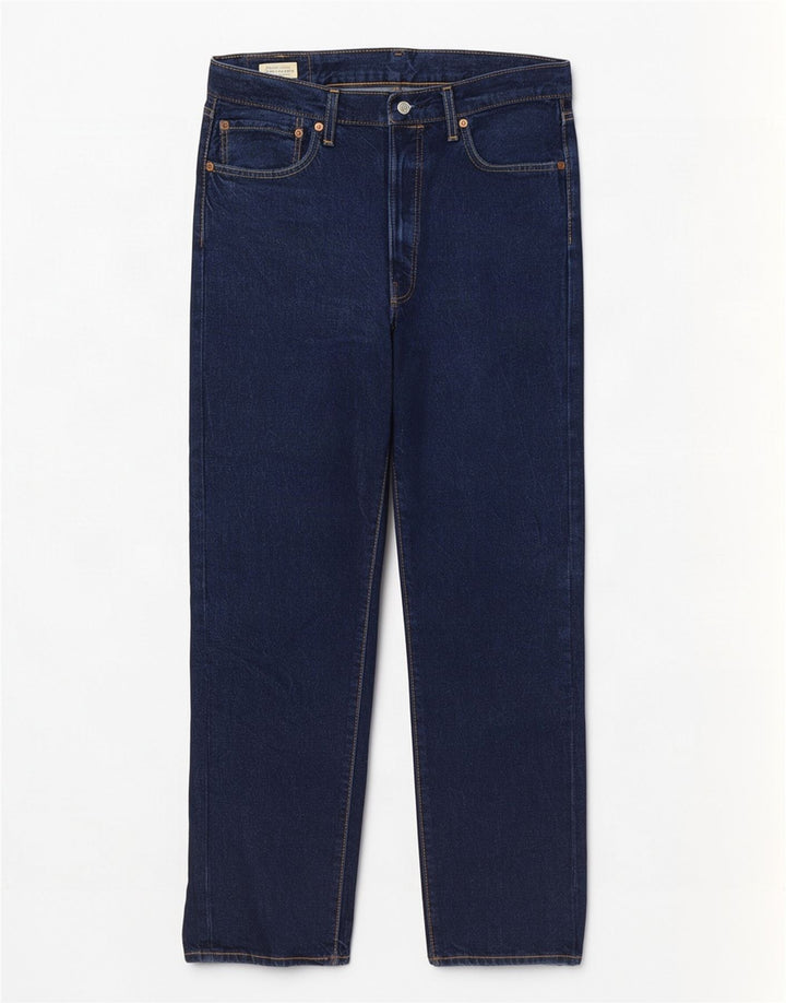 Męskie dżinsy Levi's 501 Straight W32 L32 Granatowa bawełna