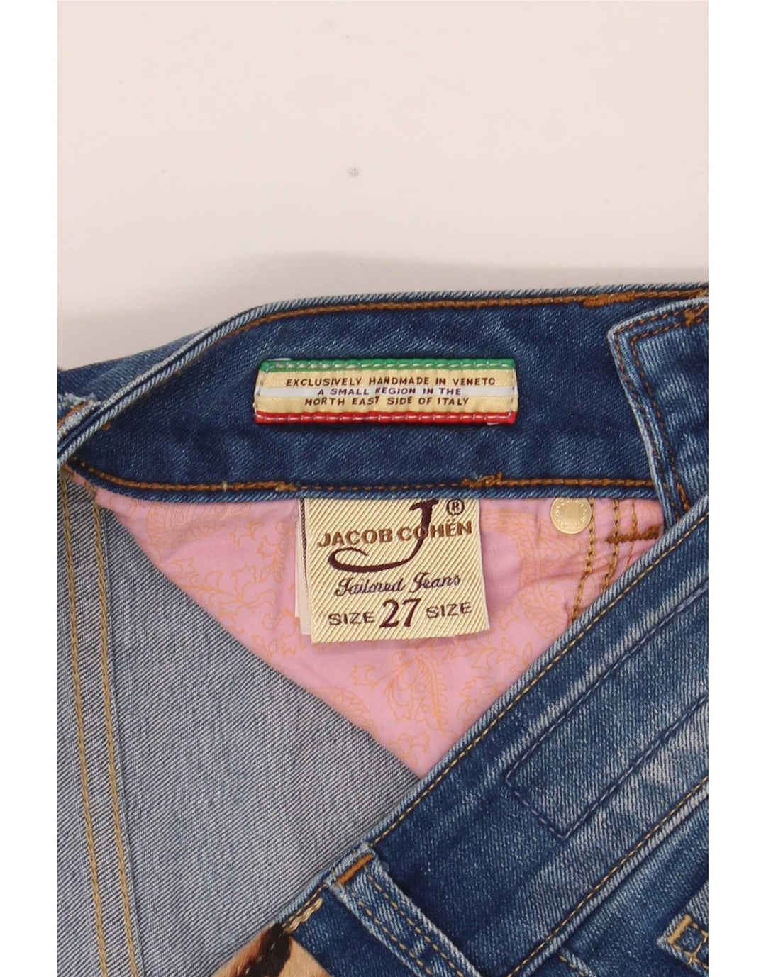 Jeansy damskie Jacob Cohen W27 L32 Niebieskie bawełniane