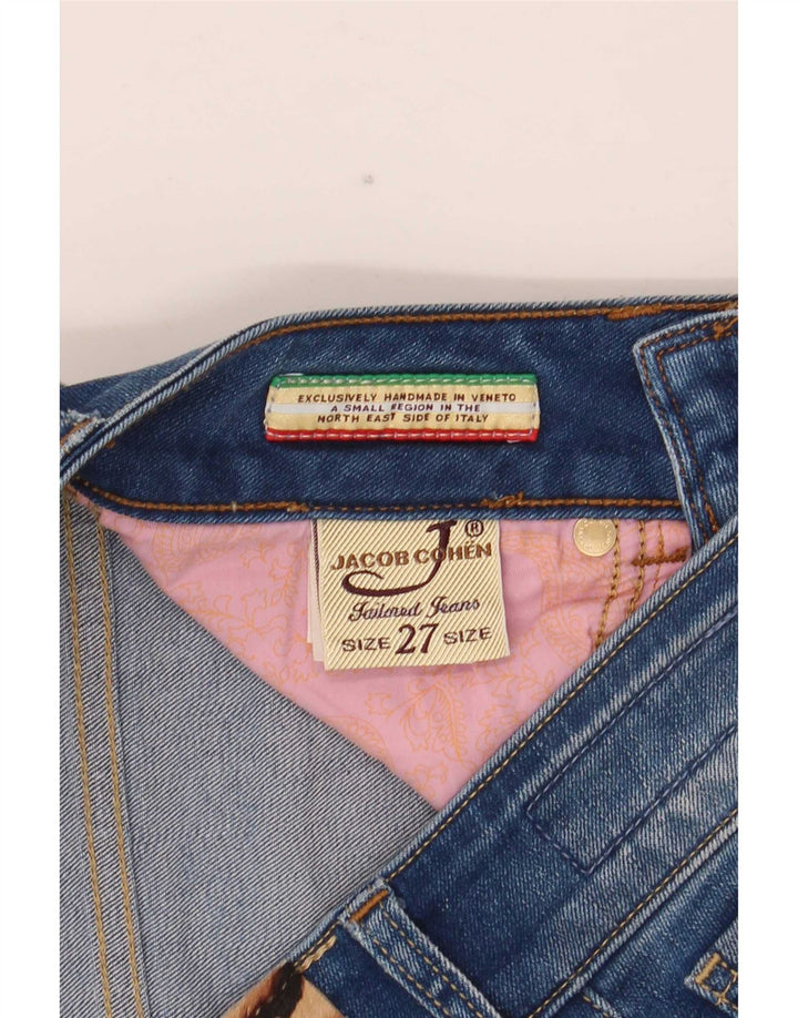 Jeansy damskie Jacob Cohen W27 L32 Niebieskie bawełniane