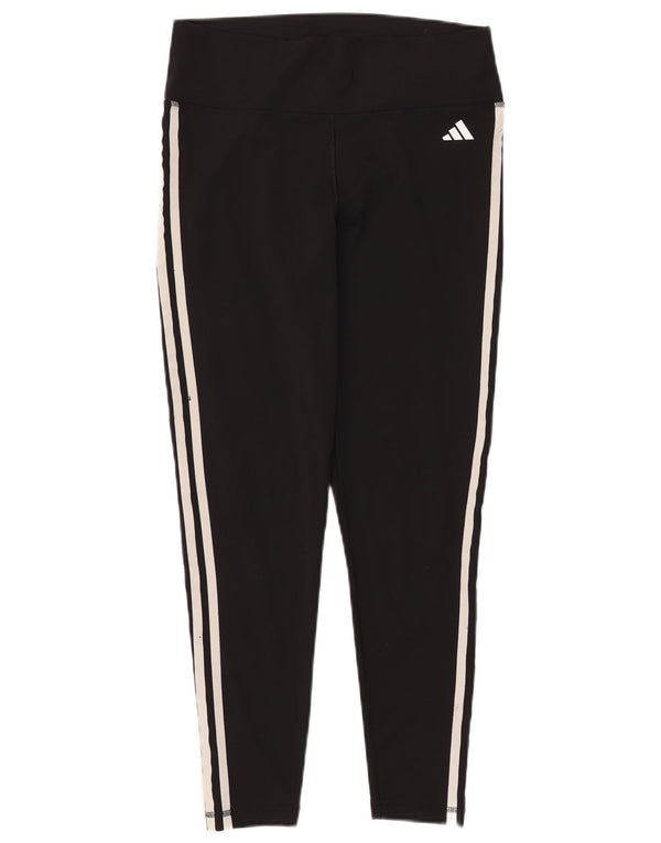 Damskie legginsy ADIDAS Aeroready UK 16/18, duży, czarny poliester