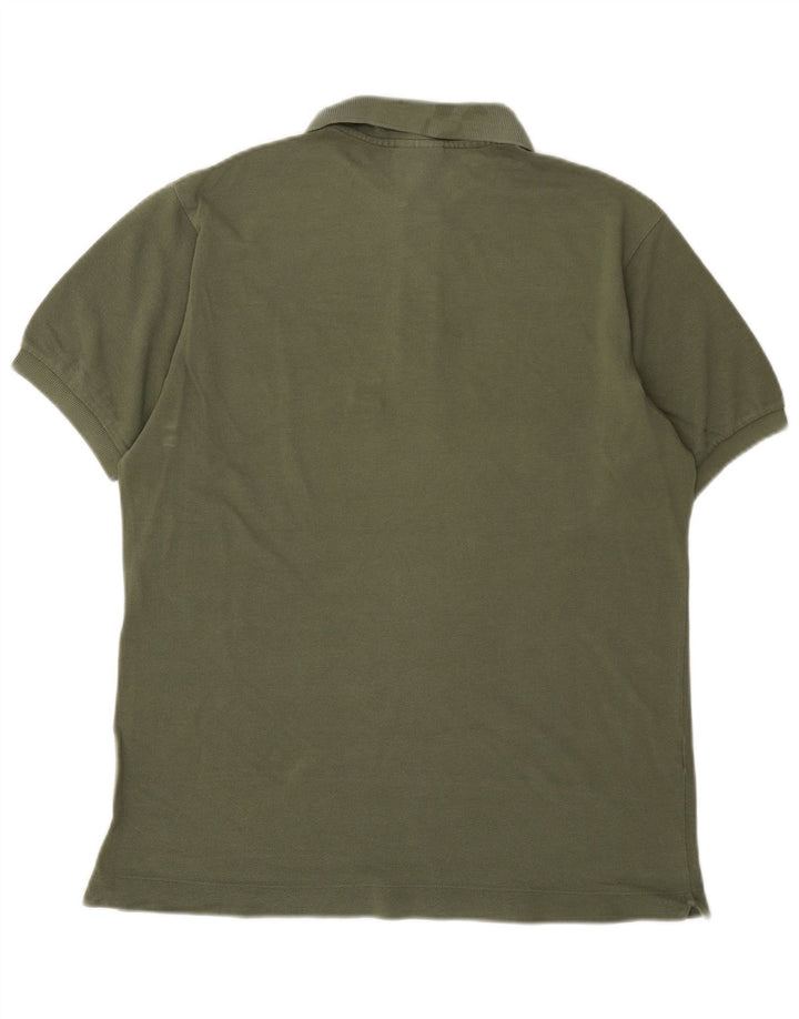 Męska koszulka polo Lacoste, rozmiar 4, średnia, bawełniana khaki