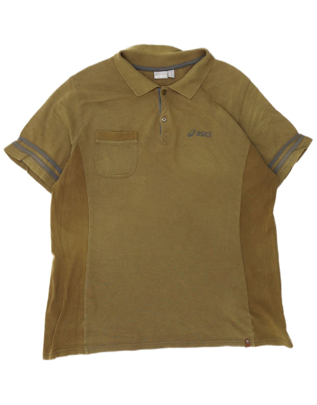 Męska koszulka polo Asics XL, bawełniana khaki