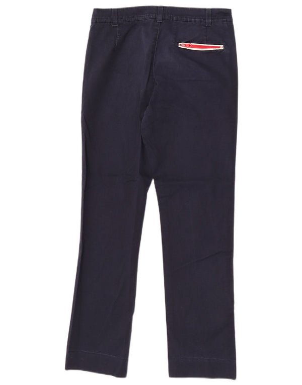 Fay Boys Straight Chino Trousers 13-14 Years W27 L28 Navy Blue Cotton