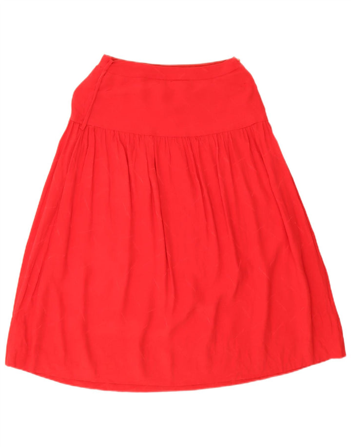 Vintage damski, oversize'owy 2-częściowy zestaw spódnic UK 14 Medium W26 Red