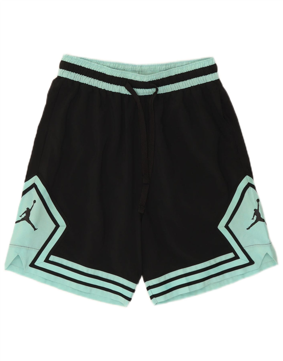 Męskie spodenki sportowe Jordan Dri Fit Graphic, mały czarny poliester z blokami kolorów