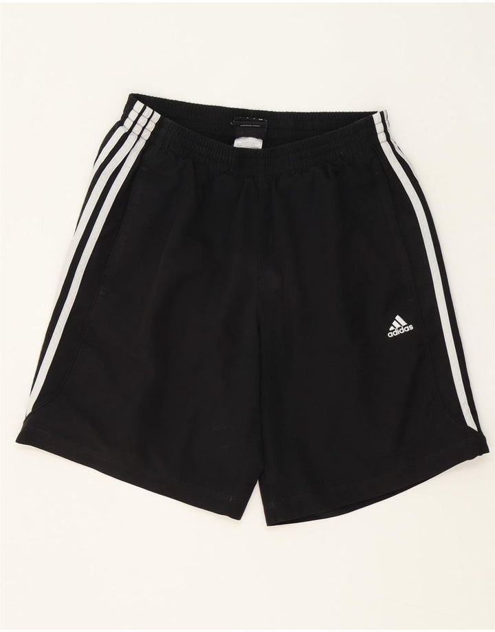 Męskie spodenki sportowe Adidas Climalite, średni czarny poliester
