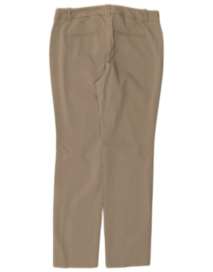 CALVIN KLEIN Damskie proste spodnie na co dzień US 4 Small W30 L28 Beżowe