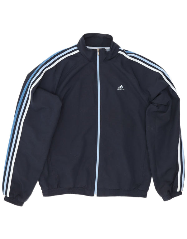 Adidas Męskie Clima 365 Dresowa kurtka górna, duża, granatowa, poliestrowa, sportowa