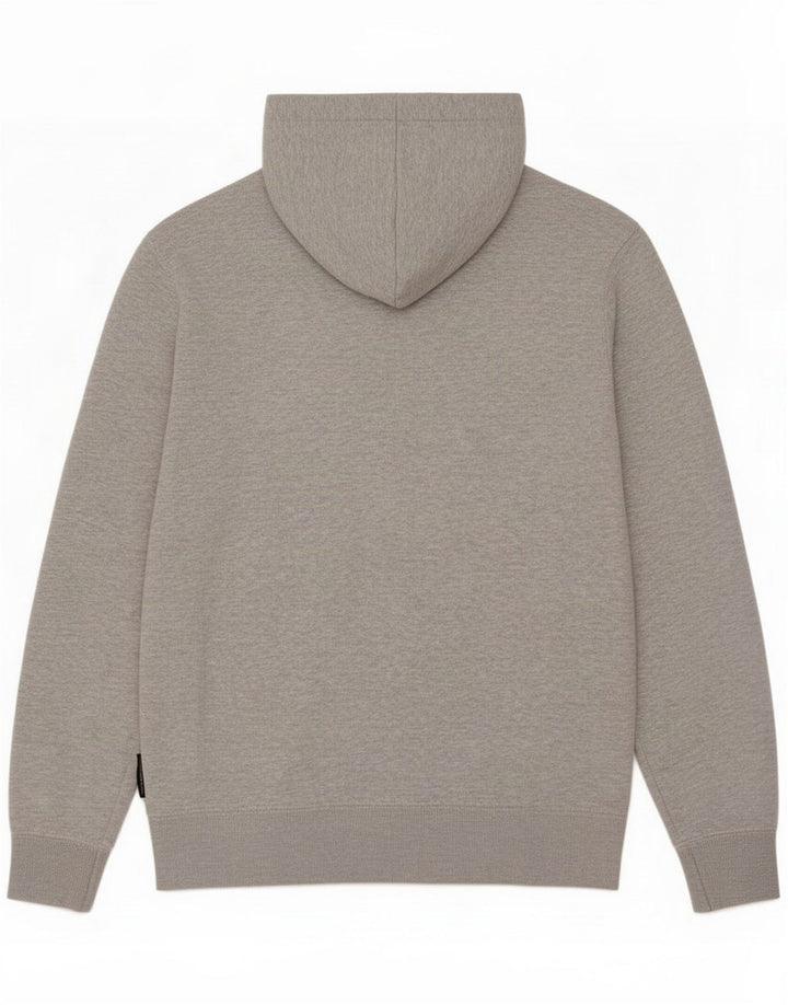 Męski sweter z kapturem i zamkiem French Connection, mały, szary, nakrapiany