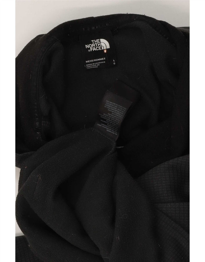 Męski sweter z kapturem The North Face, duży, szary, poliestrowy
