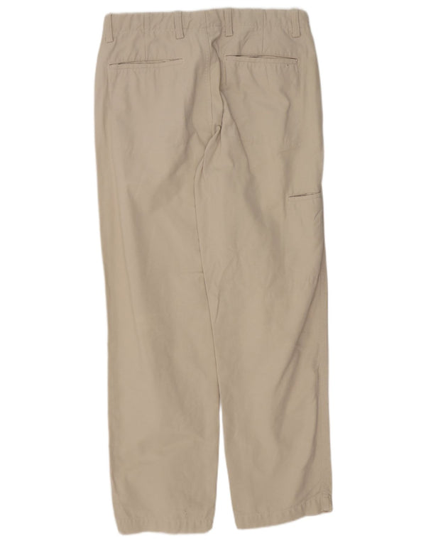 Męskie proste spodnie chino Massimo Dutti EU 40 Medium W31 L30 Beżowe