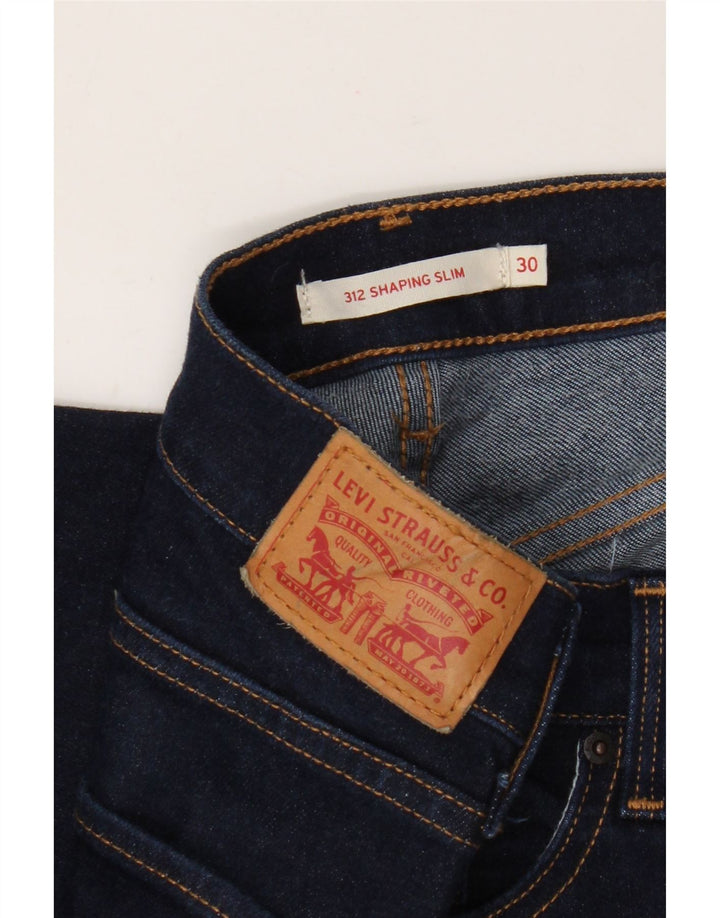 Damskie jeansy Levi's 312 Shaping W30 L30 Granatowe