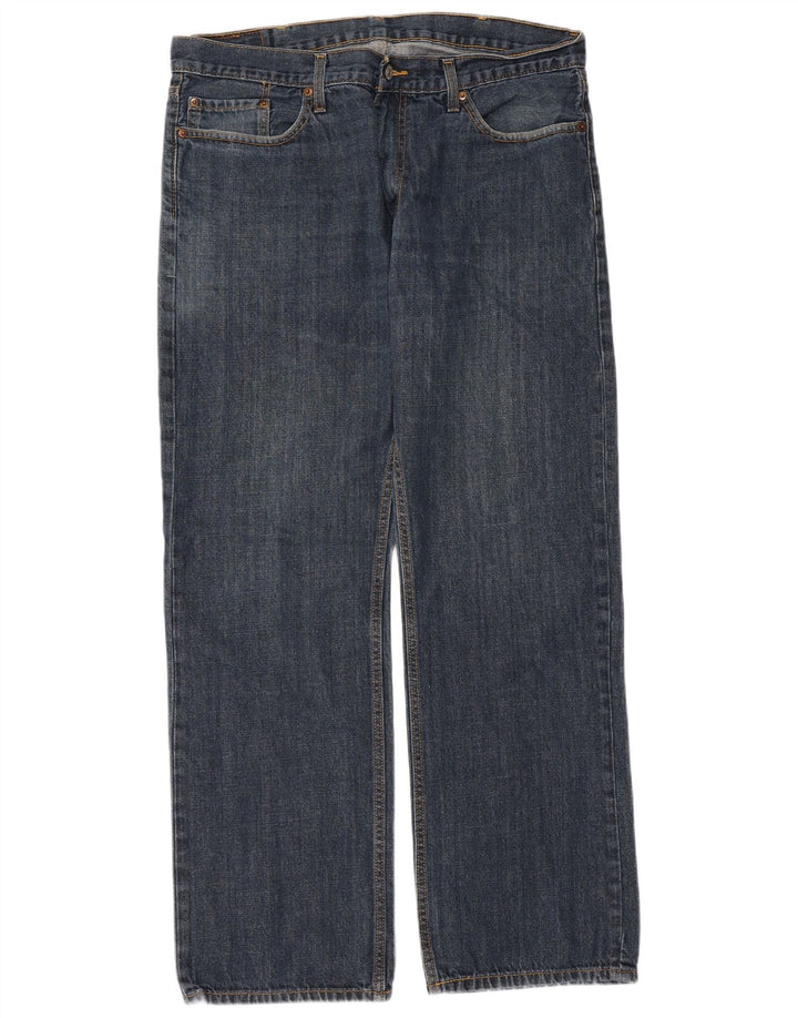 Męskie jeansy Levi's 514 Straight W38 L32 Niebieskie bawełniane