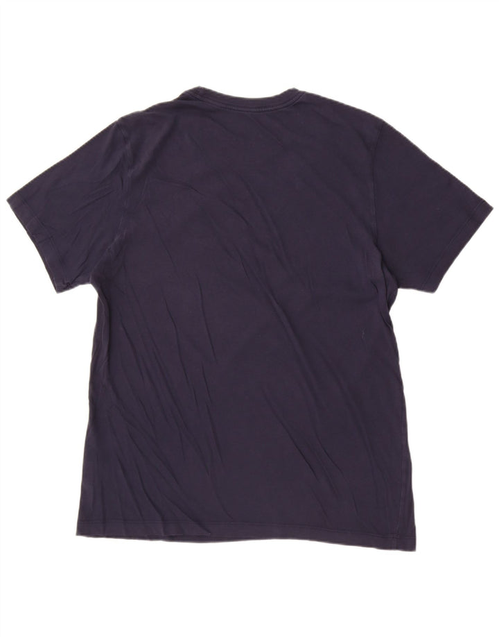 T-shirt męski Nike, duży, granatowy, bawełniany