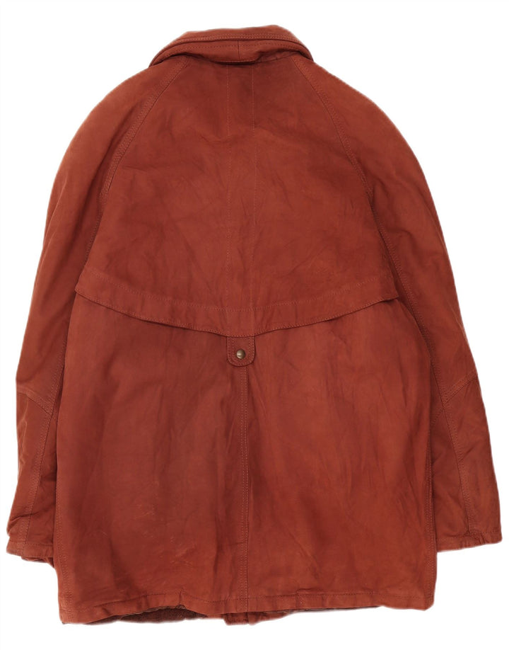 Vintage męska zamszowa kurtka UK 42 XL brązowa