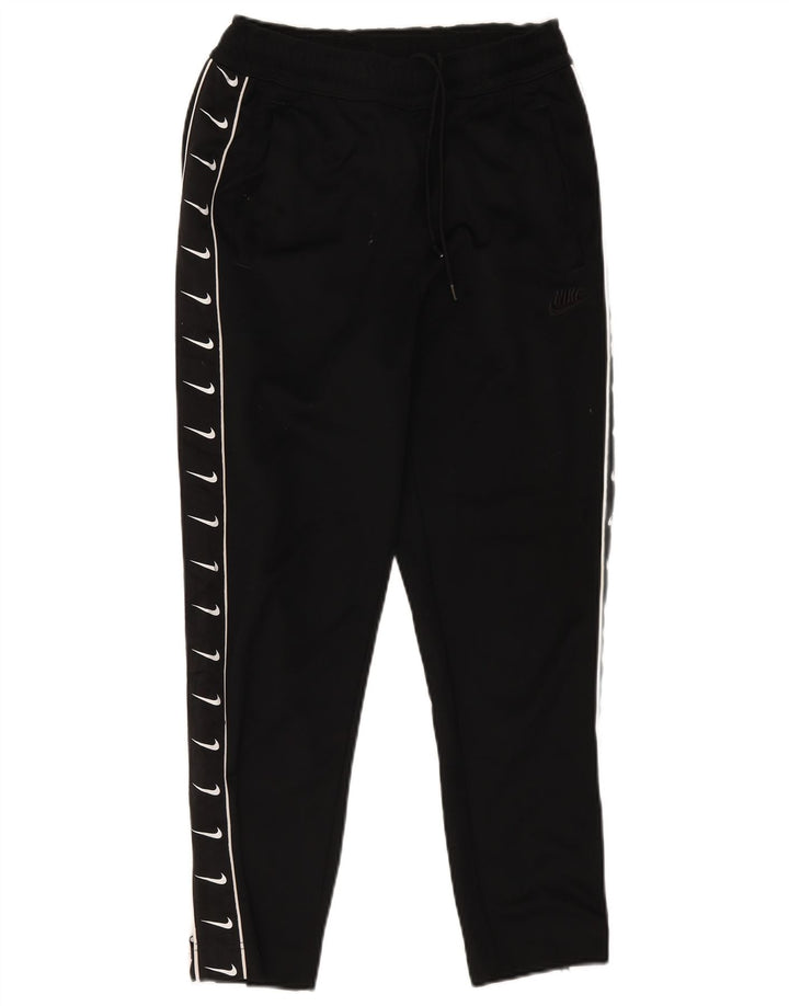 Damskie spodnie dresowe Nike Graphic UK 10, małe, czarne, poliestrowe