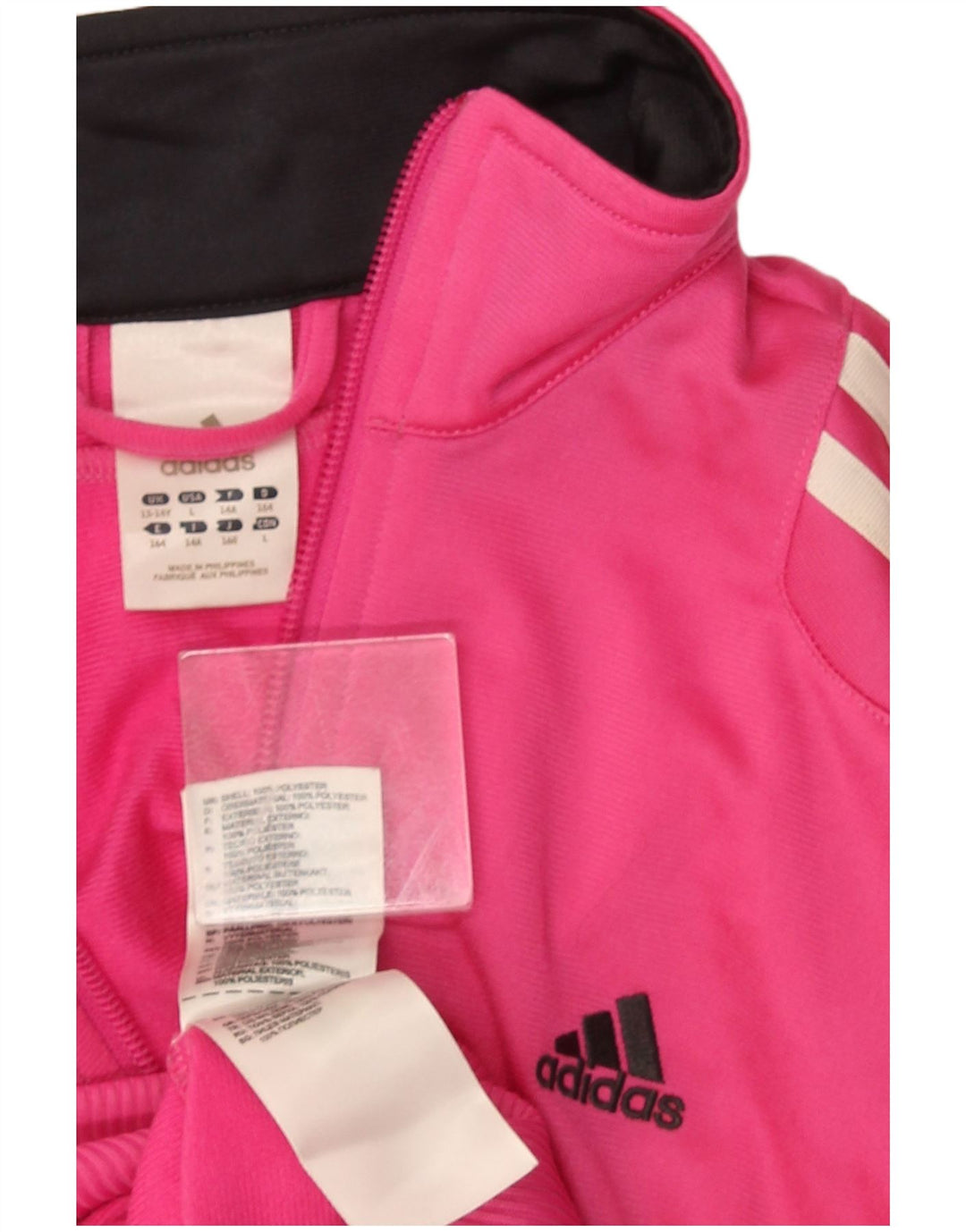 Kurtka dresowa Adidas Dziewczęca Top 13-14 Lat Różowy Poliester