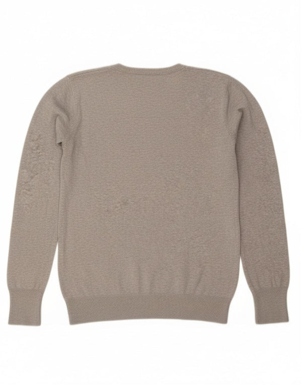 Damski sweter Diesel z dekoltem w kształcie litery V, UK 14, średni szary