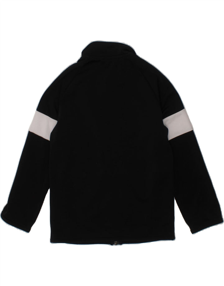 ADIDAS Boys Graphic Tracksuit Top Jacket 5-6 Years Black Colourblock Vintage Adidas and Second-Hand Adidas from Messina Hembry 